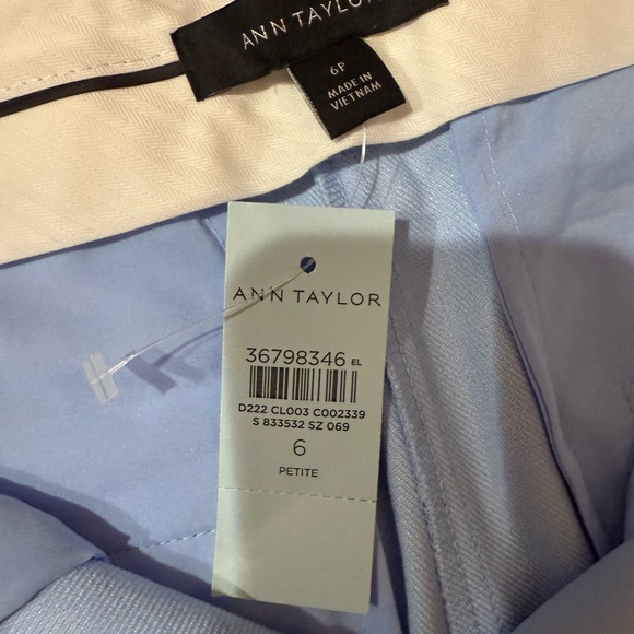 Ann Taylor Sky Blue Wide-Leg Pants - Picture 4 of 4